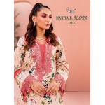 MARIAB FLORA VOL 1 SHREE  (Cotton Dupatta)