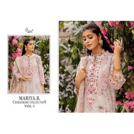 MARIYA B CHIKANKARI COLLECTION VOL 1 SHREE FAB (Cotton Dupatta)