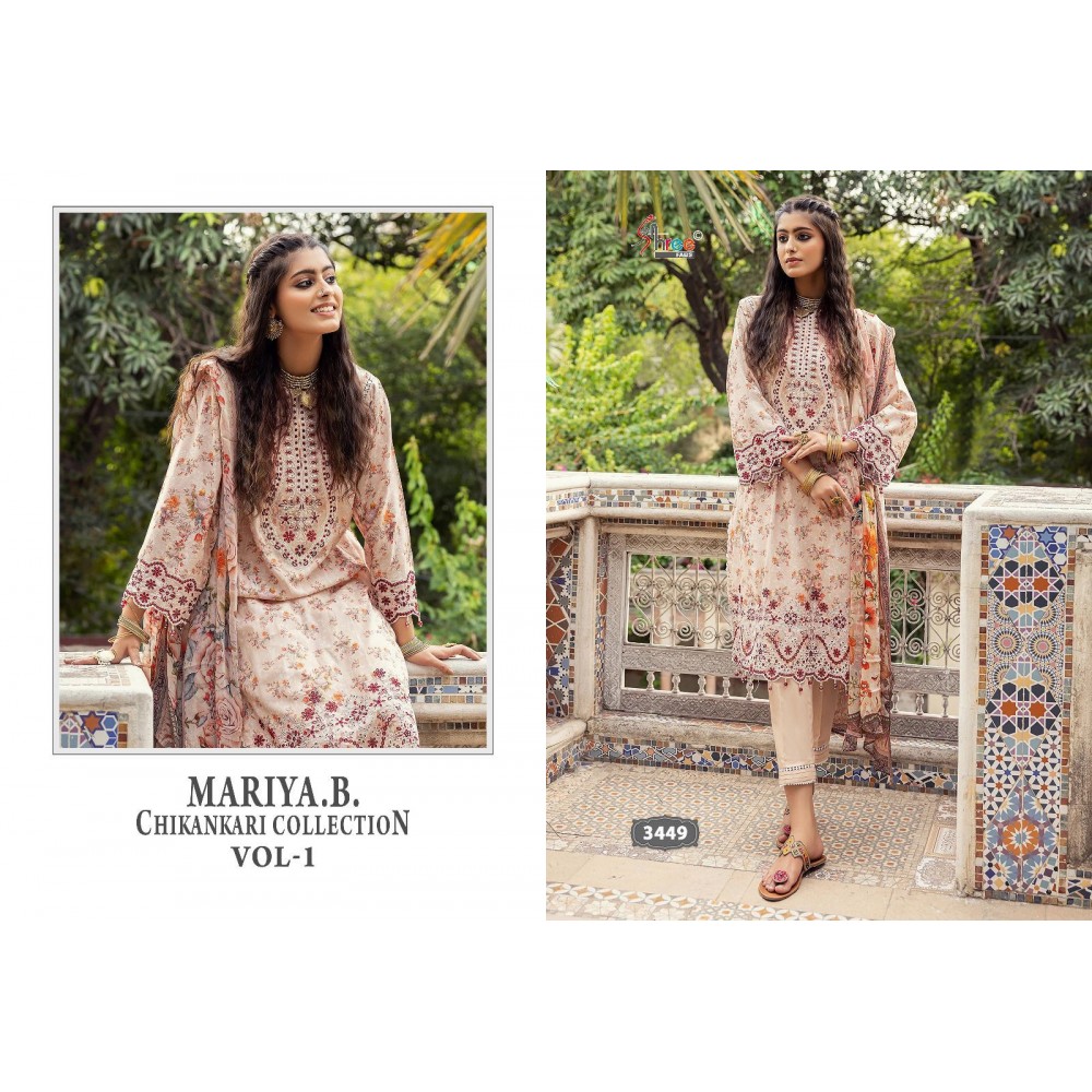 MARIYA B CHIKANKARI COLLECTION VOL 1 SHREE FAB