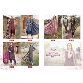 MARIYA B EXCLUSIVE COLLECTION VOL 12 SHREE (Cotton Dupatta)