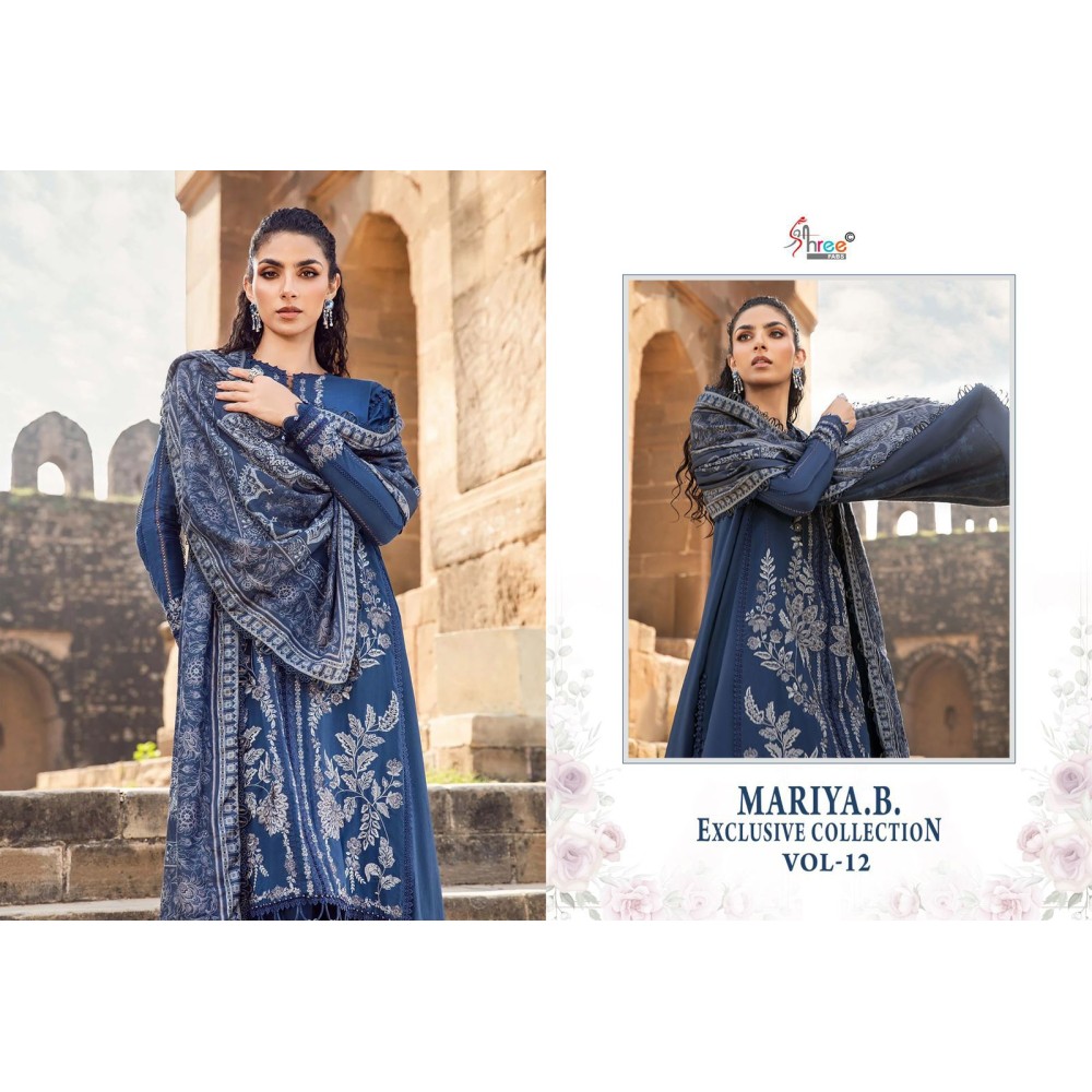 MARIYA B EXCLUSIVE COLLECTION VOL 12 SHREE (Cotton Dupatta)