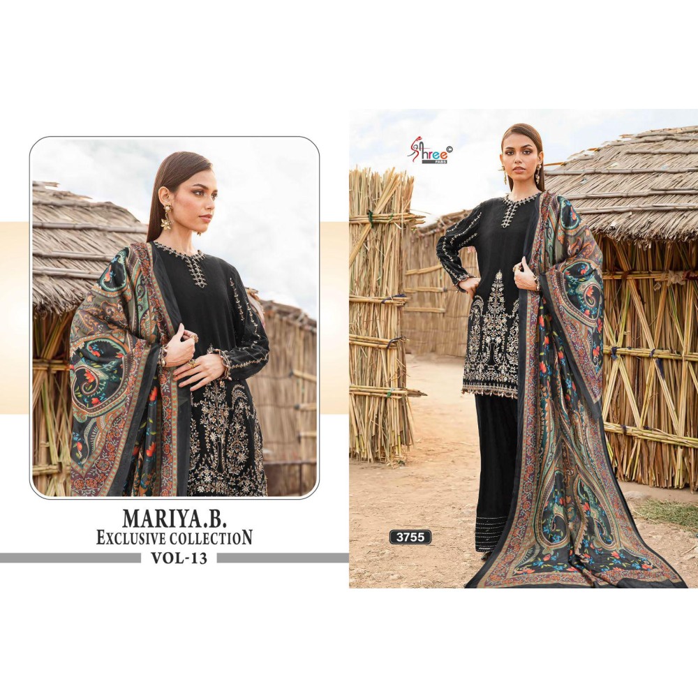 MARIYA B EXCLUSIVE COLLECTION VOL 13 SHREE (Cotton Dupatta)