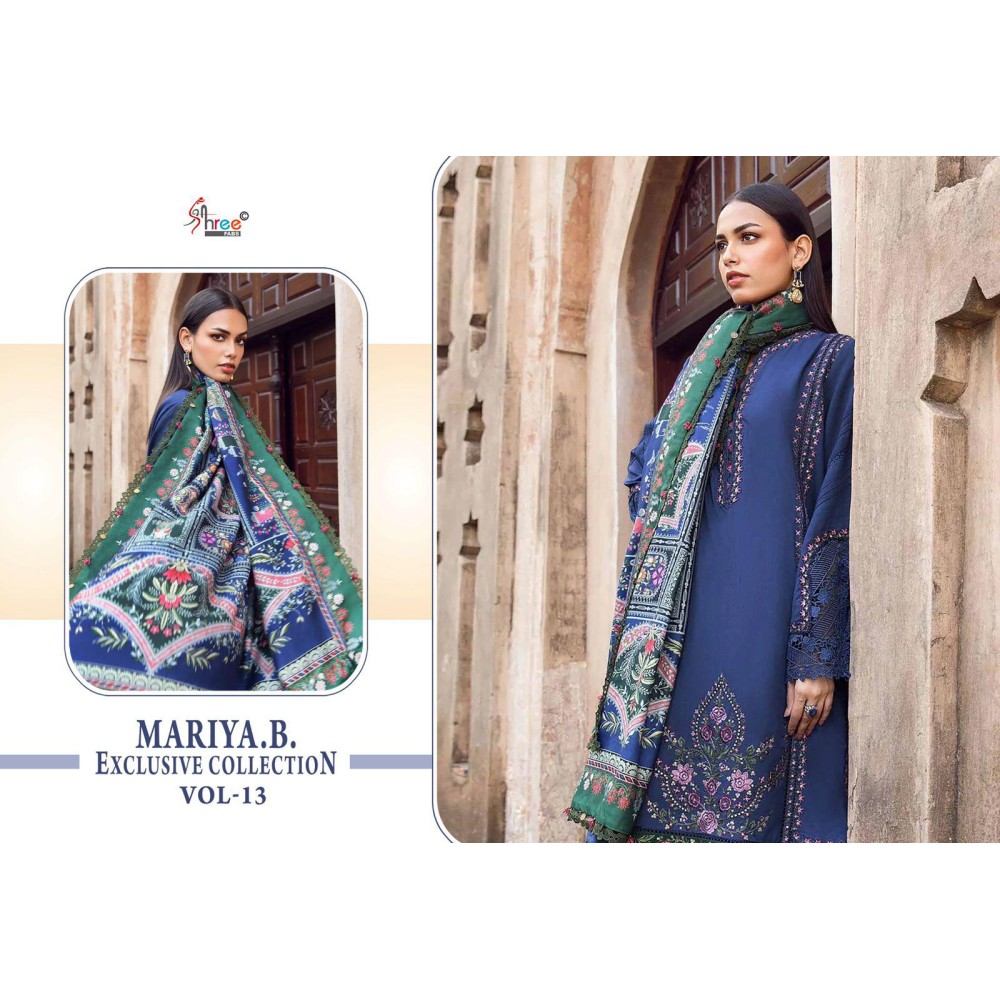 MARIYA B EXCLUSIVE COLLECTION VOL 13 SHREE (Cotton Dupatta)