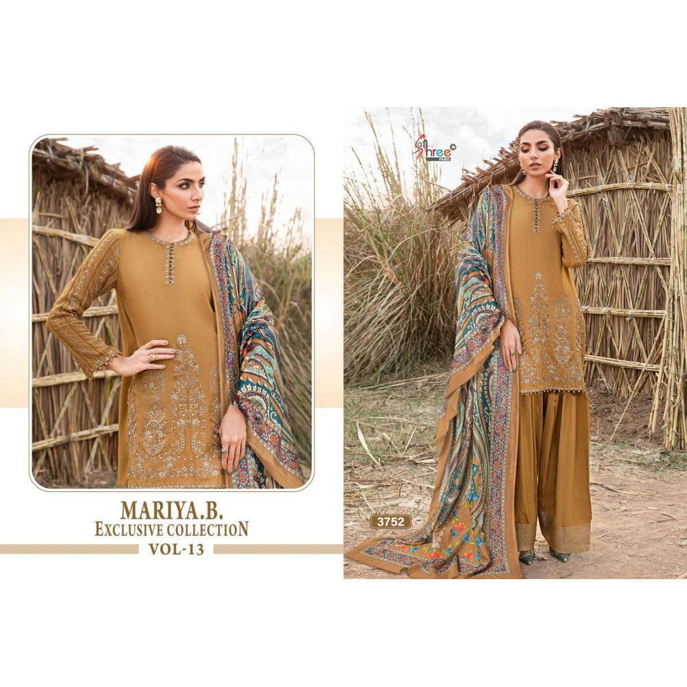 MARIYA B EXCLUSIVE COLLECTION VOL 13 SHREE (Chiffon Dupatta)