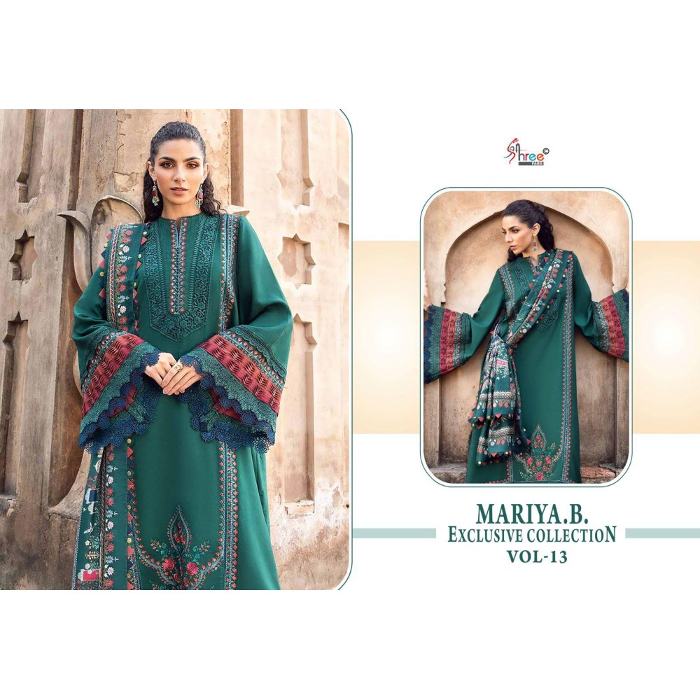 MARIYA B EXCLUSIVE COLLECTION VOL 13 SHREE (Cotton Dupatta)