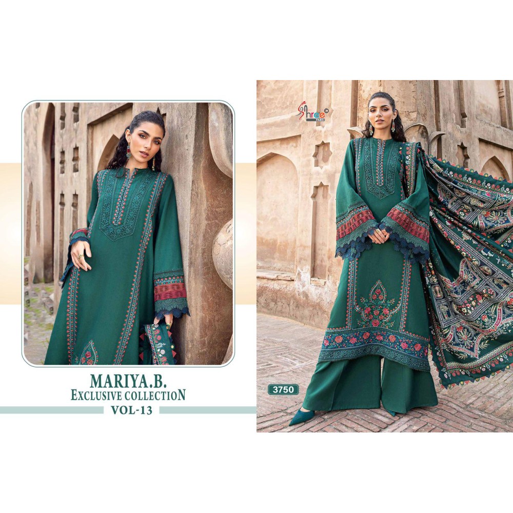 MARIYA B EXCLUSIVE COLLECTION VOL 13 SHREE (Cotton Dupatta)