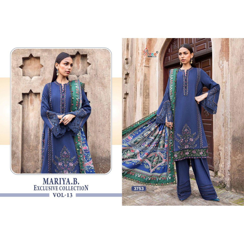 MARIYA B EXCLUSIVE COLLECTION VOL 13 SHREE (Cotton Dupatta)