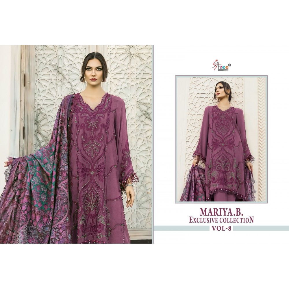 MARIYA B EXCLUSIVE COLLECTION VOL 8 SHREE (Cotton Dupatta)