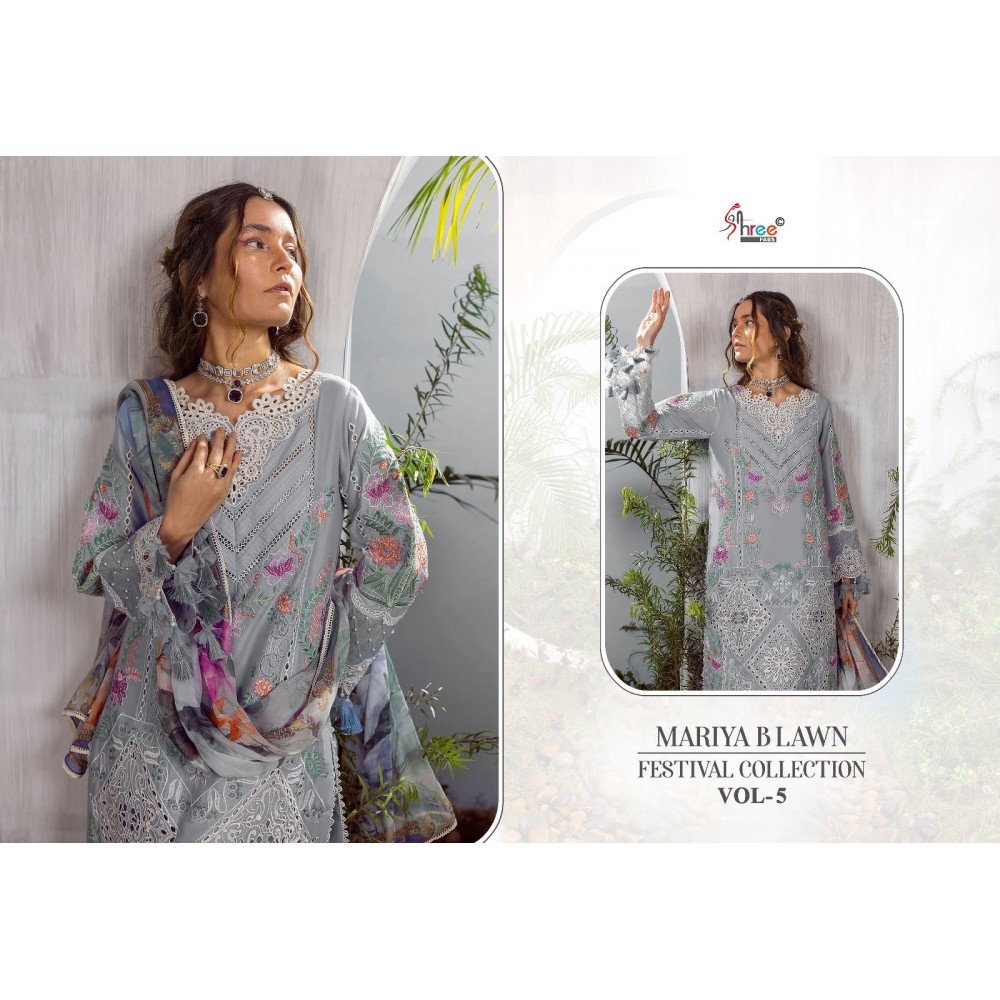 MARIYA B LAWN FESTIVAL COLLECTION VOL 5 SHREE FABS (Chiffon Dupatta)