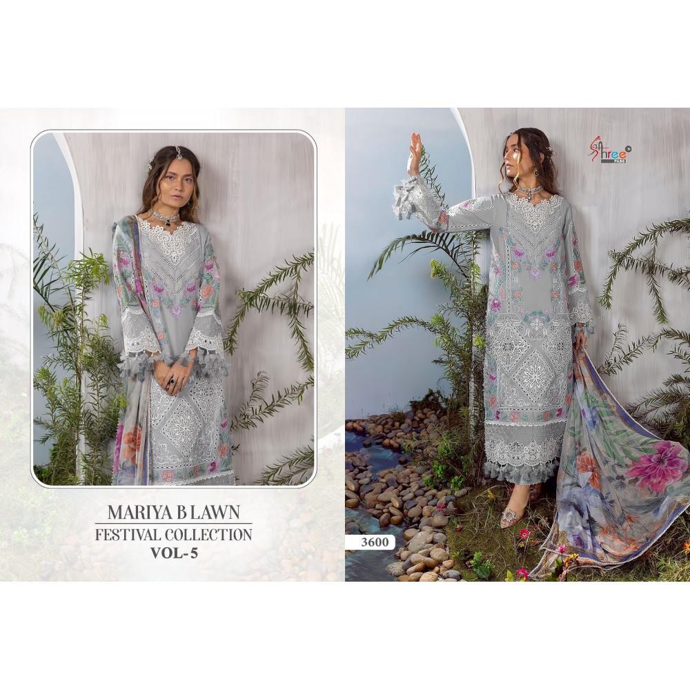 MARIYA B LAWN FESTIVAL COLLECTION VOL 5 SHREE FABS (Chiffon Dupatta)