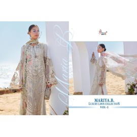 MARIYA B LUXURY LAWN COLLECTION VOL 2 SHREE FABS (Chiffon Dupatta)