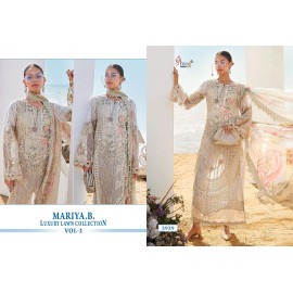 MARIYA B LUXURY LAWN COLLECTION VOL 2 SHREE FABS (Chiffon Dupatta)