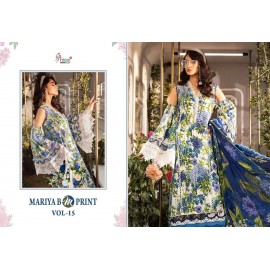 MARIYA B MPRINT VOL 15 SHREE FABS (Cotton Dupatta)