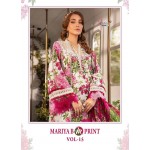 MARIYA B MPRINT VOL 15 SHREE FABS (Chiffon Dupatta)