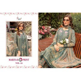 MARIYA B MPRINT VOL 16 SHREE FABS (Cotton Dupatta)