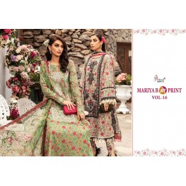 MARIYA B MPRINT VOL 16 SHREE FABS (Chiffon Dupatta)