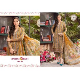 MARIYA B MPRINT VOL 16 SHREE FABS (Chiffon Dupatta)