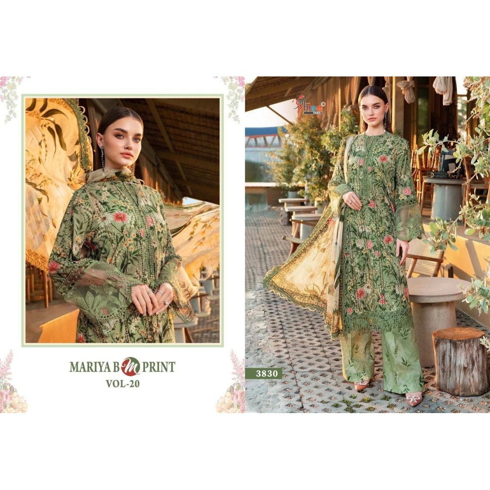 MARIYA B MPRINT VOL 20 SHREE FABS (Cotton Dupatta)
