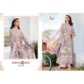 MARIYA B MPRINT VOL 20 SHREE FABS (Chiffon Dupatta)
