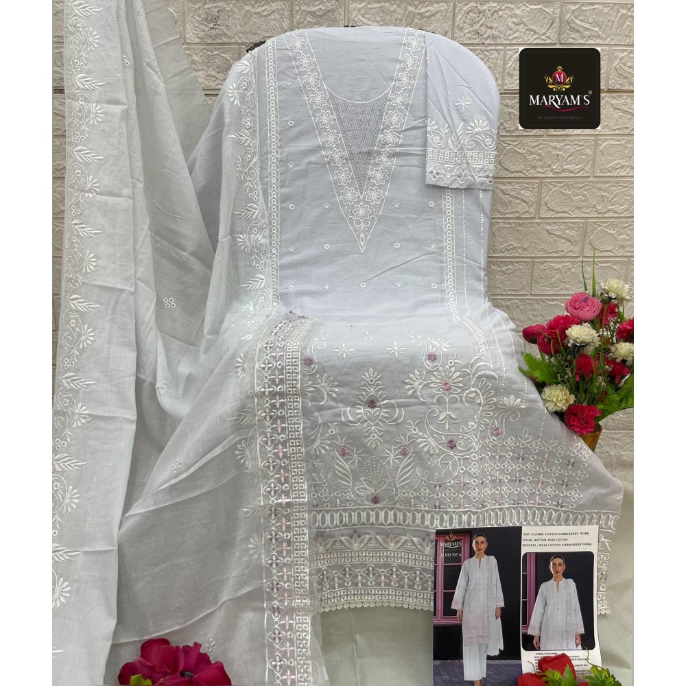 MARYAM 705 (cotton Dupatta)