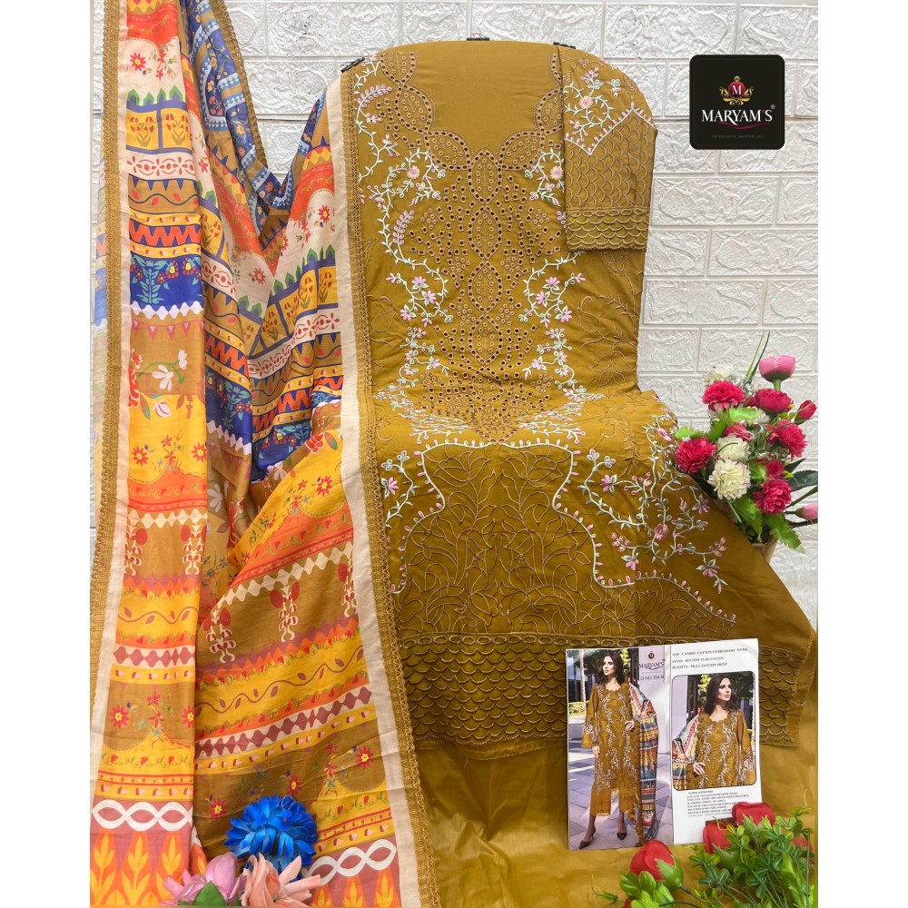 MARYAM M 704 (Cotton dupatta)