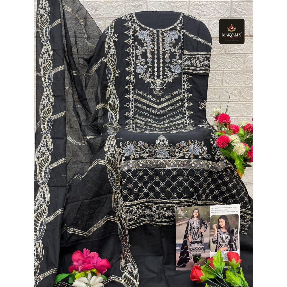 MARYAM M 719 (Cotton dupatta)