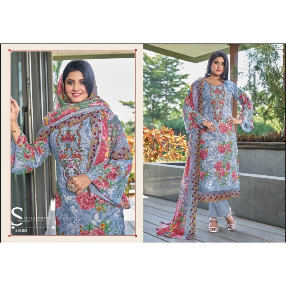 MARYAM VOL 18 AMBICA TEX (Cotton dupatta)