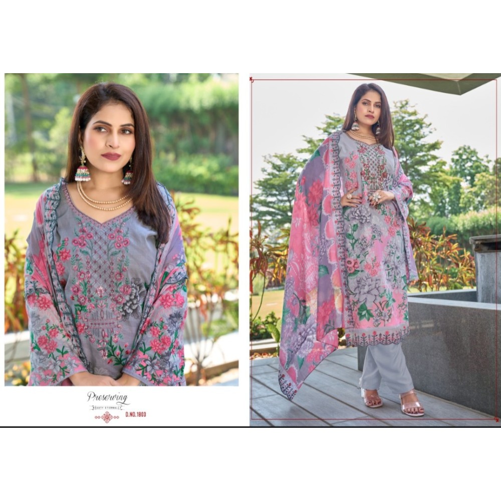 MARYAM VOL 18 AMBICA TEX (Cotton dupatta)