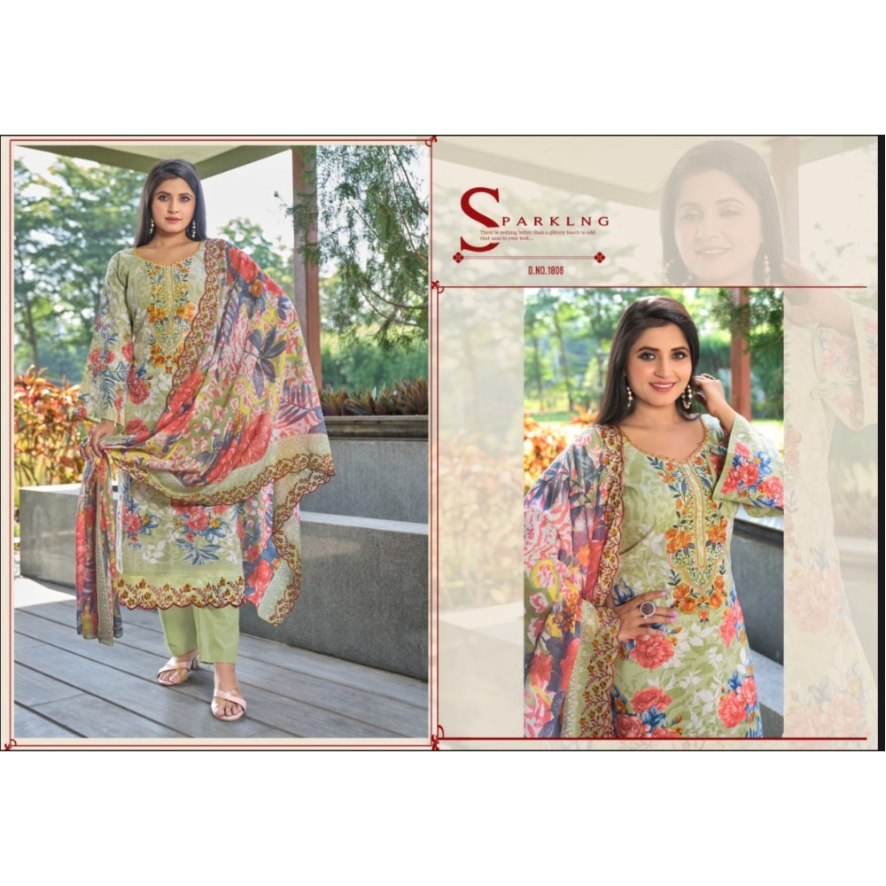 MARYAM VOL 18 AMBICA TEX (Cotton dupatta)