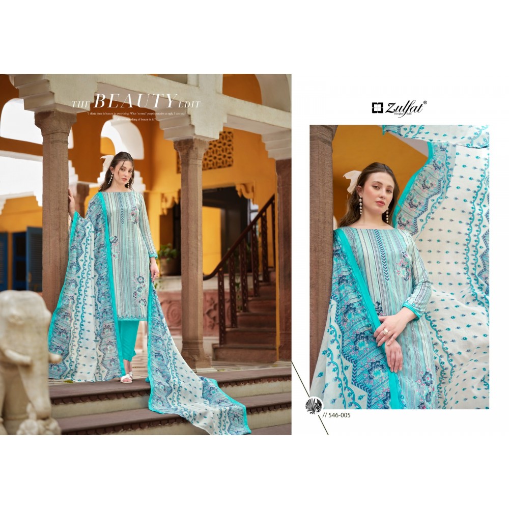 MARYAM VOL 4 ZULFAT  (Cotton Dupatta)