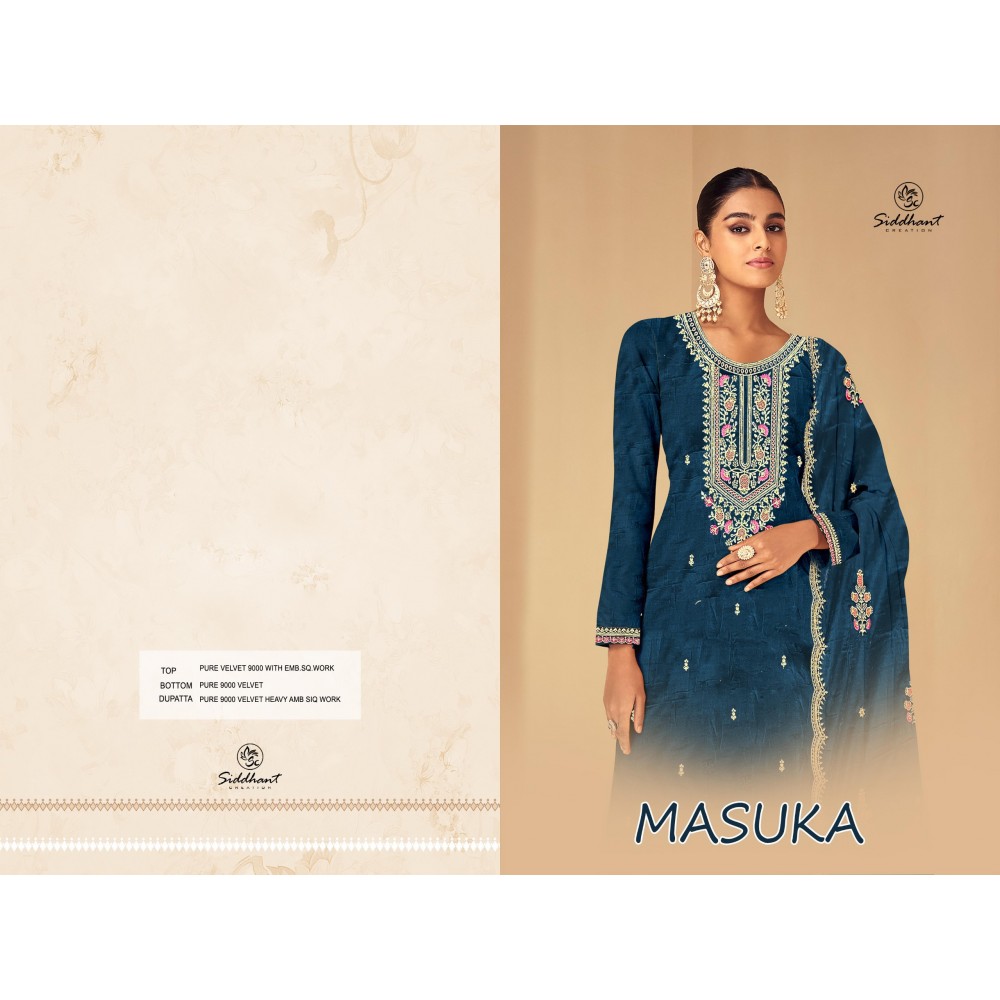 MASUKA VELVET SC 10002 (Winter Collection)