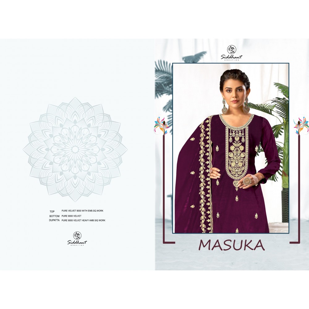 MASUKA VELVET SC 10003 (Winter Collection)