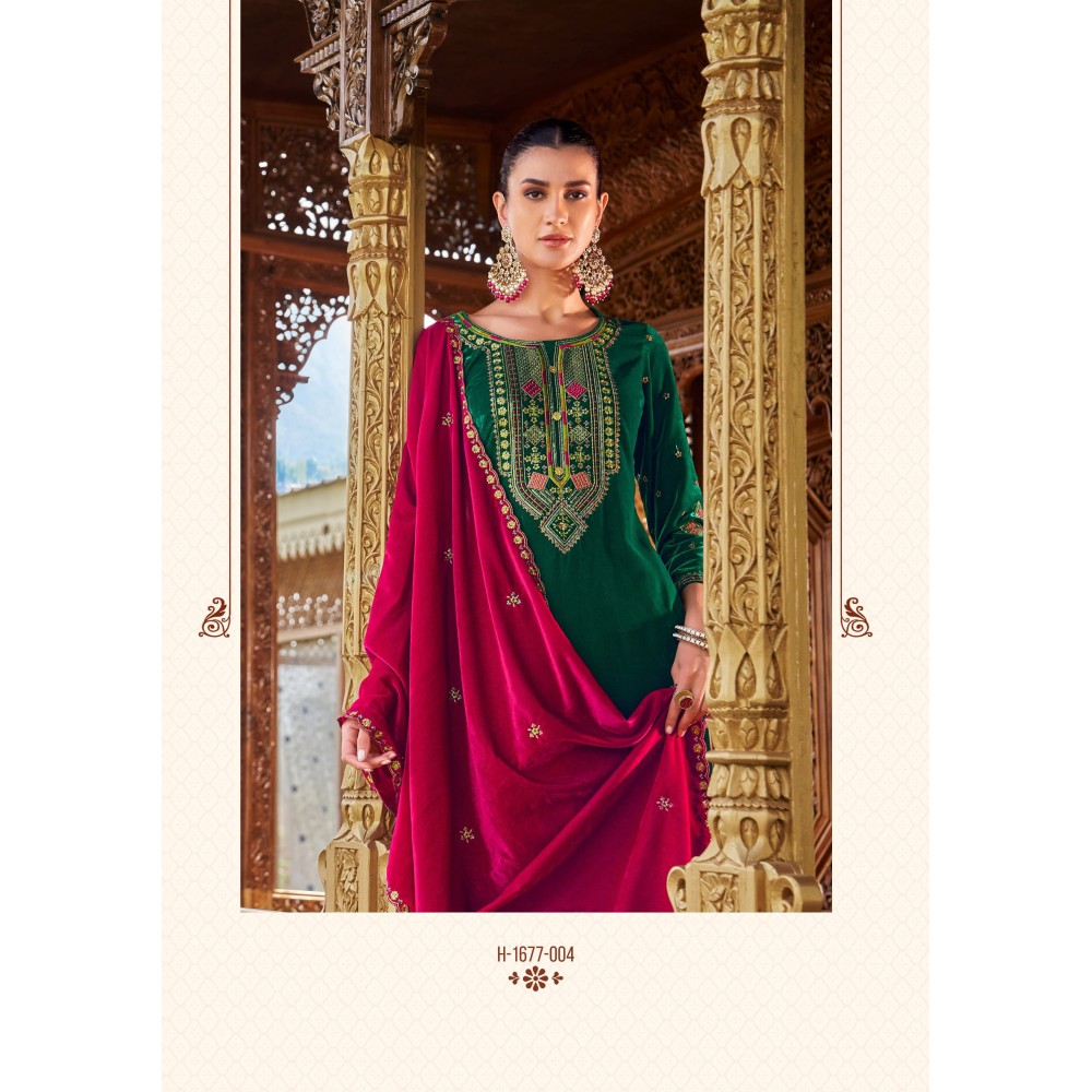 MEHBOOB VELVET ALOK SUITS (Winter Collection)