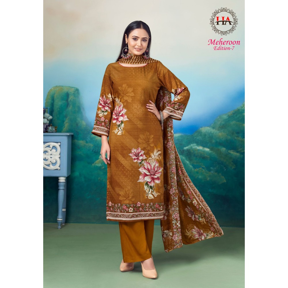 MEHEROON 7 HARSHIT ALOK (Cotton Dupatta)