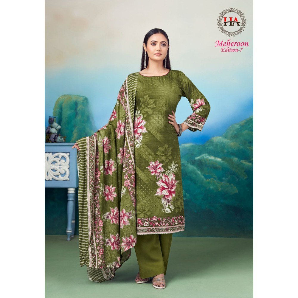 MEHEROON 7 HARSHIT ALOK (Cotton Dupatta)