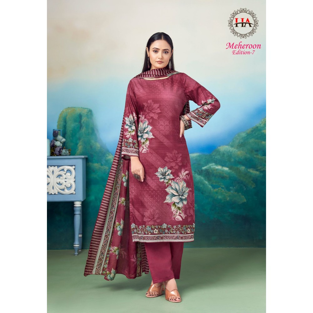 MEHEROON 7 HARSHIT ALOK (Cotton Dupatta)