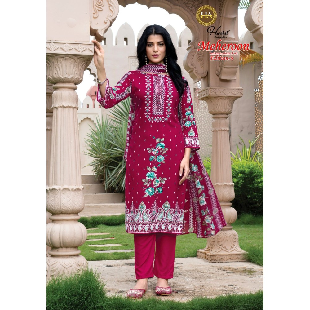 MEHEROON 8 HARSHIT ALOK (Cotton Dupatta)