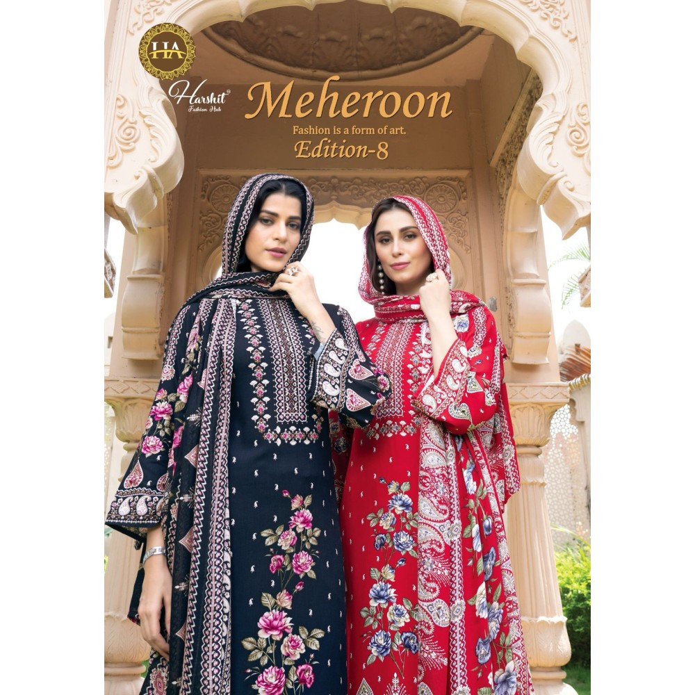 MEHEROON 8 HARSHIT ALOK (Cotton Dupatta)