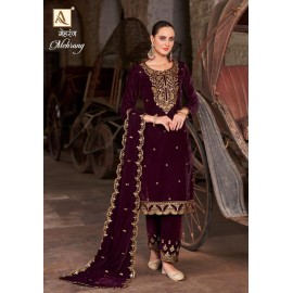 MEHRANG VELVET ALOK SUITS (Winter Collection)