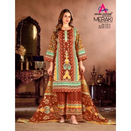 MERAKI VOL 4 APANA COTTON (Cotton Dupatta)