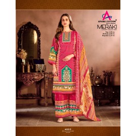 MERAKI VOL 4 APANA COTTON (Cotton Dupatta)