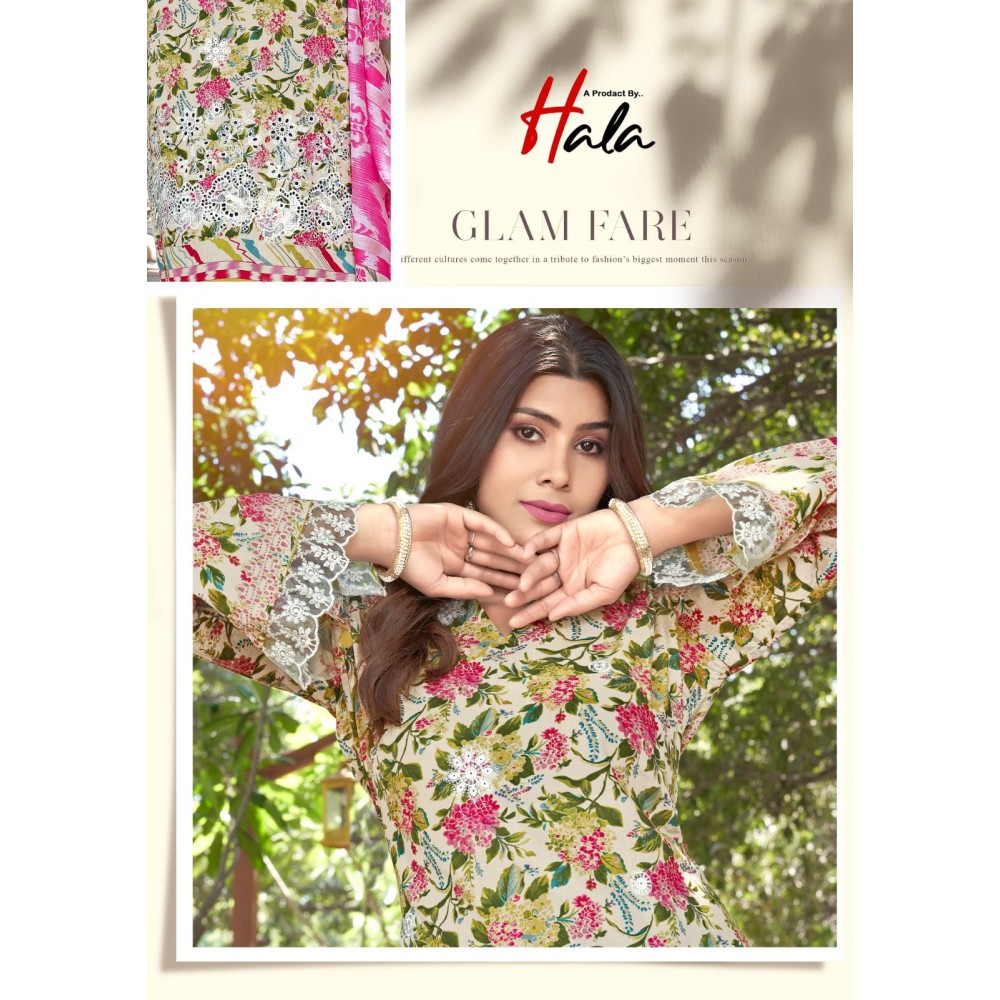 MIRA NUR VOL 1 HALA (cotton Dupatta)