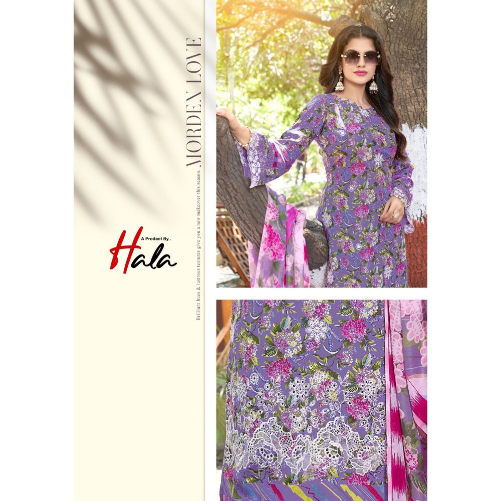 MIRA NUR VOL 1 HALA (cotton Dupatta)