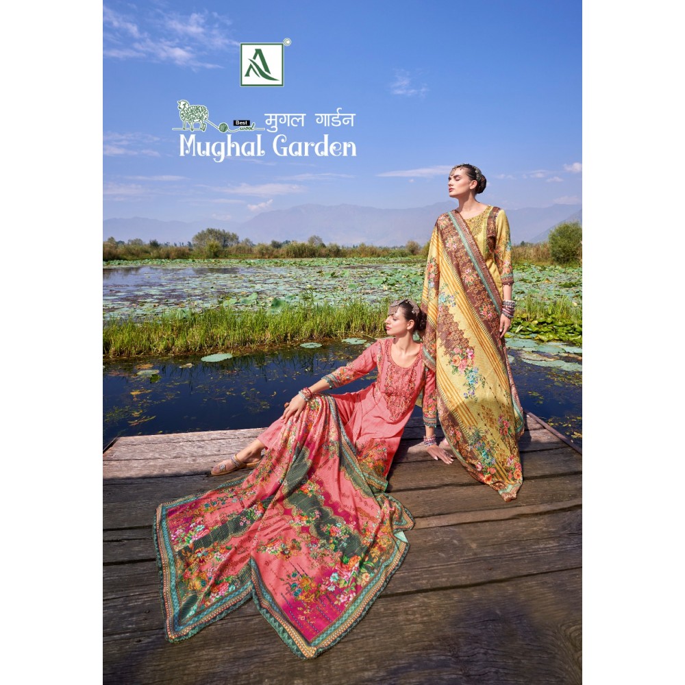 MUGHAL GARDEN ALOK SUITS (Winter Collection)
