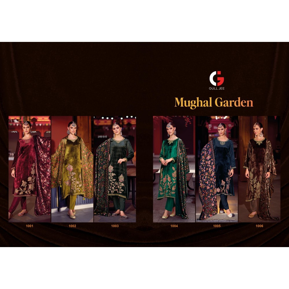 MUGHAL GARDEN VELVET GULL JEE (Winter Collection)