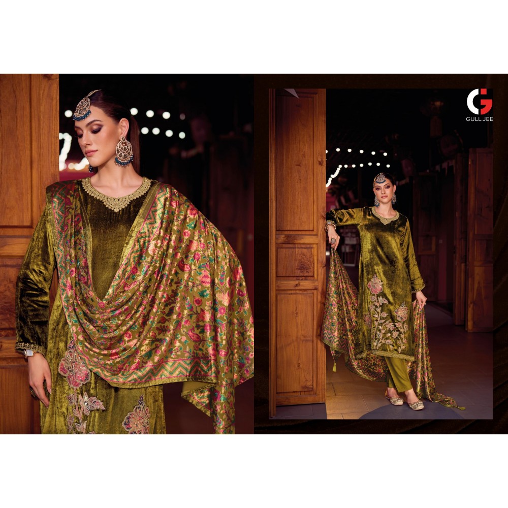 MUGHAL GARDEN VELVET GULL JEE (Winter Collection)