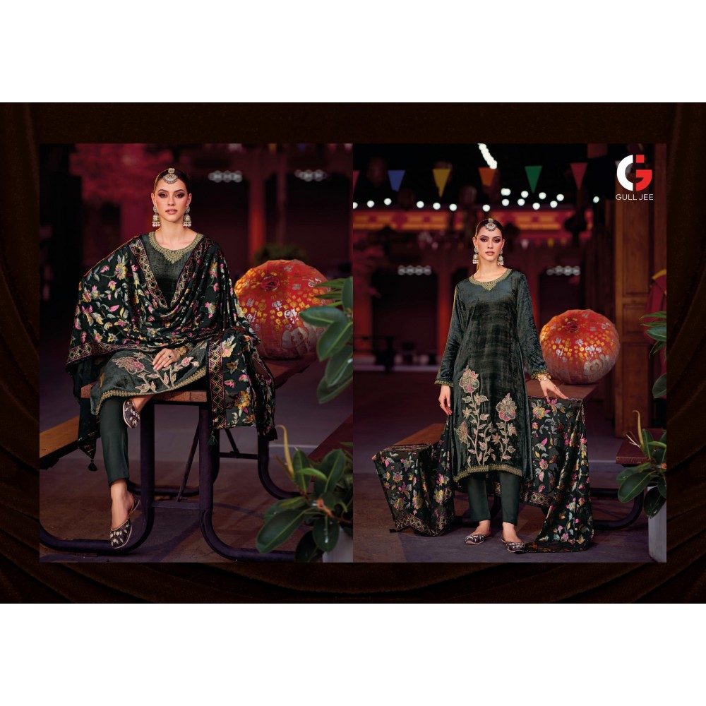 MUGHAL GARDEN VELVET GULL JEE (Winter Collection)