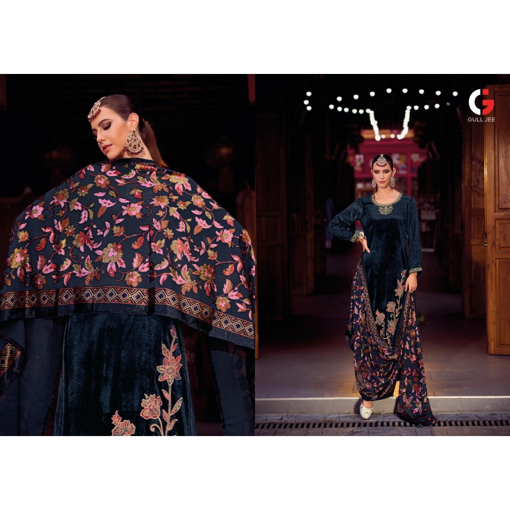 MUGHAL GARDEN VELVET GULL JEE (Winter Collection)