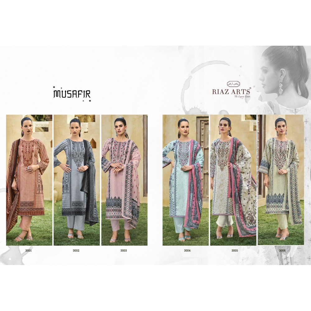 MUSAFIR 25 RIAZ (Cotton Dupatta)