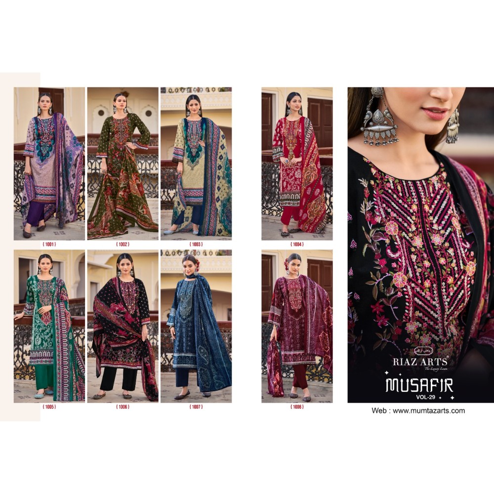 MUSAFIR 29 RIAZ (Cotton Dupatta)